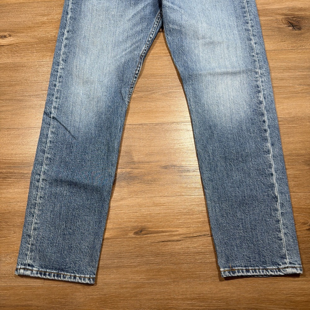 Levi's 502 Jeans Men's 33x30 Blue Taper Fit Stretch Denim Medium Wash - Picture 2 of 11